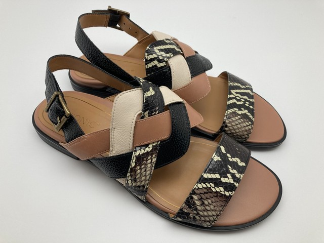 Vionic Kendra Women's Backstrap Women's Sandal Black Brown - 7 Medium for sale online | eBay