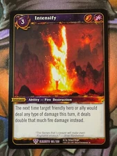 World of Warcraft TCG Elements 102/220 Intensify