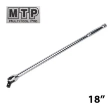 18" Breaker Bar 1/2  Drive Long Hand Tool for ratchet Wrench Socket CRV