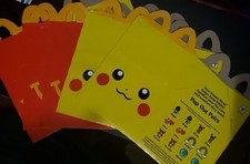 5 Pok mon 25th Anniversary McDonald s Happy Meal Pikachu Box 2021