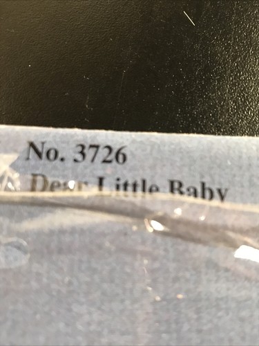 Designs For The Needle Counted Cross Stitch Kit Number 3726 Dear Little Baby - Picture 8 of 9