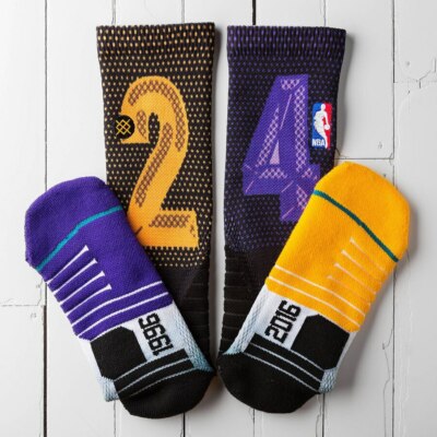 kobe bryant black mamba socks