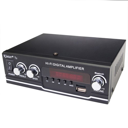 20W+20W HIFI Digital Bluetooth Stereo Audio Power Amplifier AMP FM Mic+ Remote - Picture 6 of 8