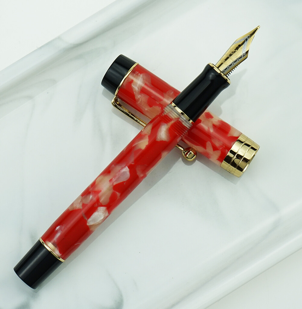 Jinhao 100 Centennial Star Blue Resin Fountain Pen, EF/ F/ M/ Bent
