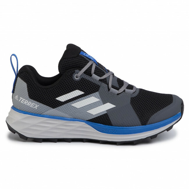 Adidas Terrex TWO 300 Black Grey Blue Trail Hiking Running Adidas Terrex TWO 300 Black Grey Blue Trail Hiking Running