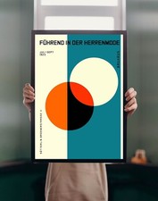 Führend in der Herrenmode 1923 POSTER PRINT A1 20s German Bauhaus Design WallArt