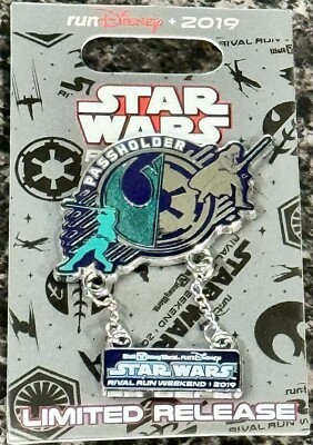 Run Disney 2019 STAR WARS Rival Run Weekend Pin Set (3 Pins)
