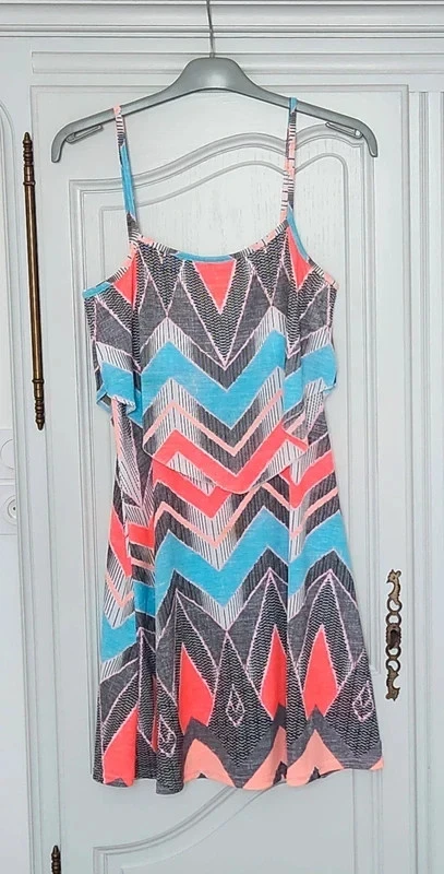 Robe multicolore Cache Cache taille 38 - Photo 1/3