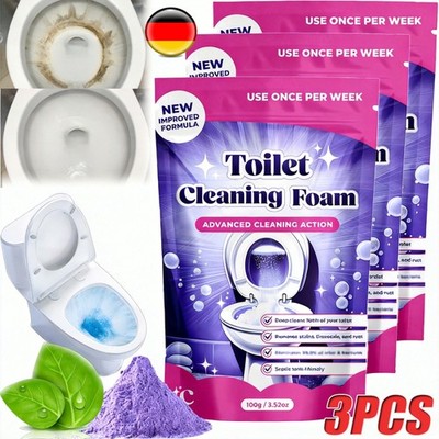 Clean Toilet Cleaner, WC-Reiniger, Toilettenreiniger, Clean Toilet Cleaning Foam