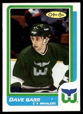 1986-87 O-Pee-Chee Dave Barr Rookie Hartford Whalers #237