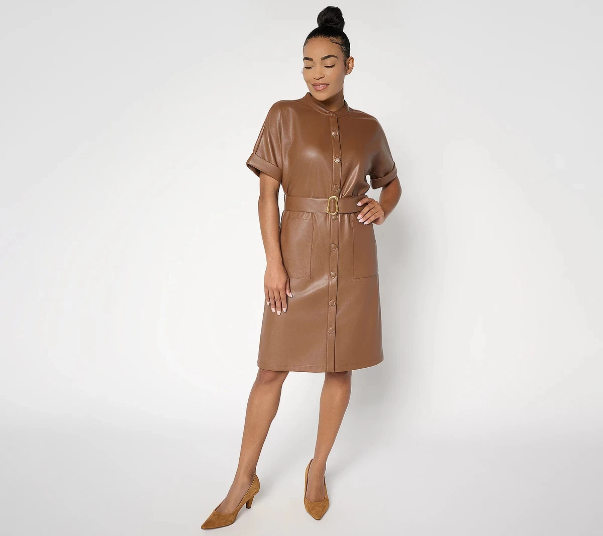 Leather Petites Dresses for Women for sale | eBay