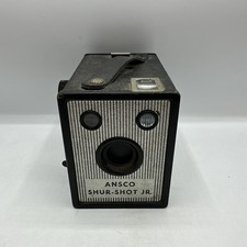 Ansco Shur Shot Jr Box Camera 1940's Not Tested