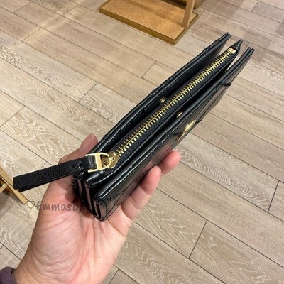 Tory Burch Willa Medium Wallet 168721 Black $250 | eBay
