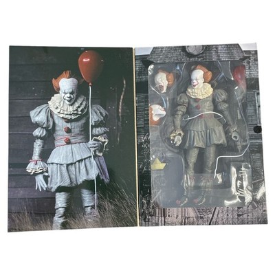 IT ES Pennywise Horror Clown 7'' 18cm Action Figur Actionfigur a. Film Movie NECA
