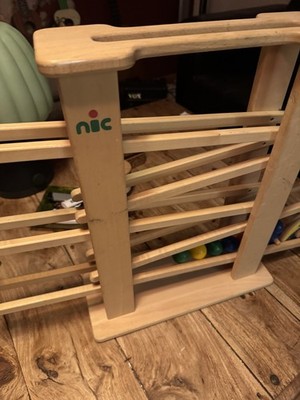 Nic Kugelbahn mit Zubehör Holzspielzeug
