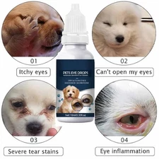 Eye Drops for Pets Bacterial,Viral and Fungal & Infections Dog Cat Treatment US