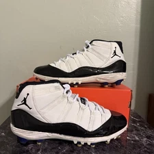 Size 11 Jordan 11 Football Cleats TD Legend Blue Lunarlon