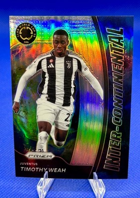 2025 Prizm FIFA Club World Cup Timothy Weah Inter-Continental Silver Prizm #17