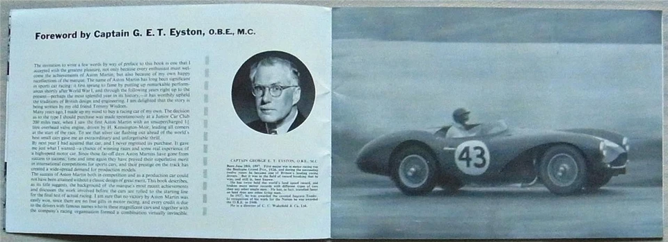 Рекламная брошюра ASTON MARTIN DB3S Background to Victory 1955 Successes - Изображение 3 из 4