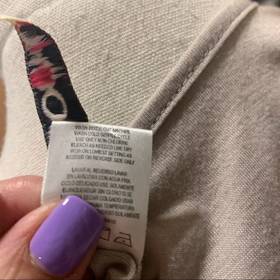 Ransom Tank Top in Abstract Striped Pattern, Sz. Large - Image 4 of 4