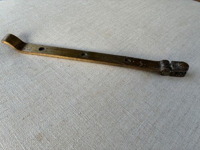 Crittal Fensterstrebe aus massivem Messing, 285mm lang, mit reduziertem Griff