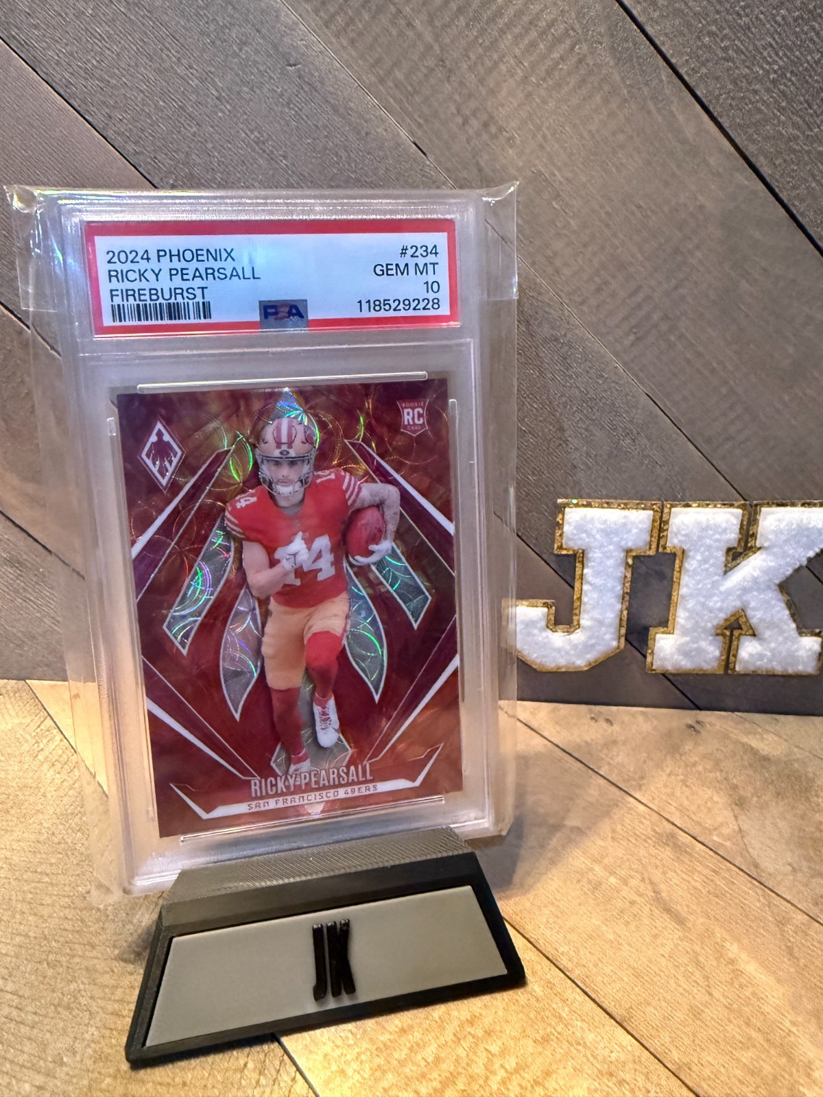 2024 PANINI PHOENIX FIREBURST #234 RICKY PEARSALL ROOKIE CARD 262/350 PSA 10!