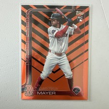 Topps Update Series US105 Marcelo Mayer Boston Red Sox 2025 Orange Rookie Card
