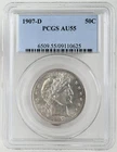 1907-D Barber Half Dollar 50C PCGS AU55