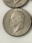 eisenhower dollar lot 1977d. 1971d. 1776-1976 2coins — photo 10