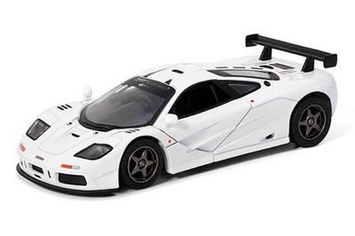 5'' Kinsmart 1995 McLaren F1 GTR Diecast Model Toy Car 1:34 Wht