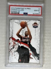 2012-13 Panini Past & Present - Raining 3's Damian Lillard #4 (RC) PSA 10