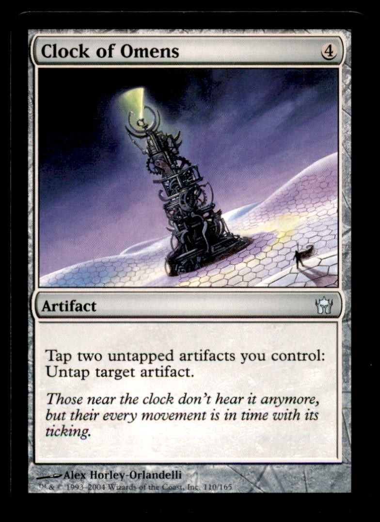 MTG Clock of Omens LP Light Play Fifth Dawn [2029]