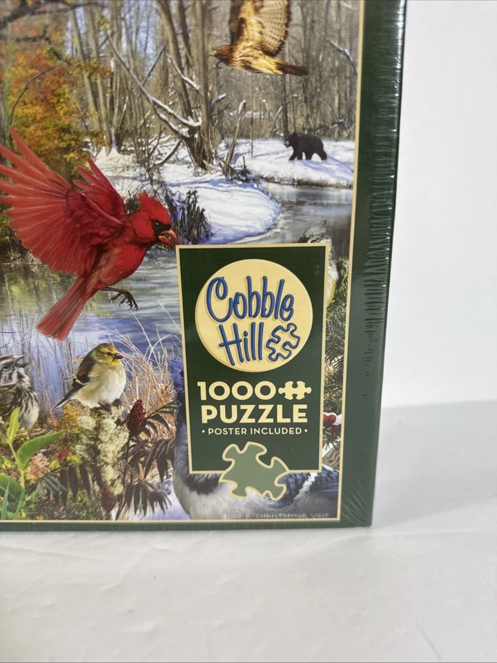 Rompecabezas Cobble Hill 1000 Piezas AVES DE LA TEMPORADA con Póster Nuevo Precintado Foto 2 de 4