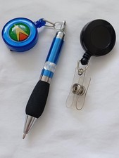 Retractable Reels Swivel Alligator Clip Pull Badge Holder Pen Holder
