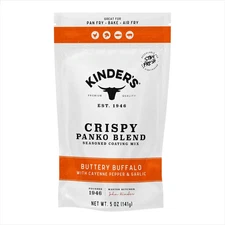 Kinder's Buttery Buffalo Seasoned Panko Bread Crumb Coating Mix, 5oz