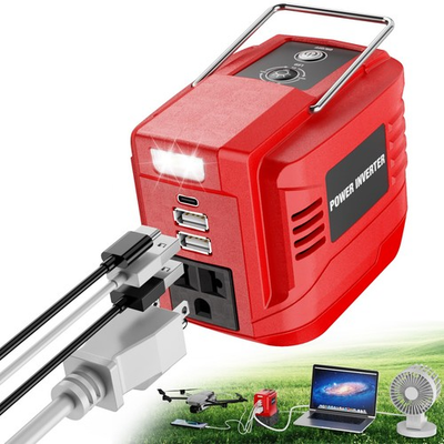 #ad 200W Power Inverter for Milwaukee 18V DC 20V to AC 110V Inverter Portable P... $28.33
