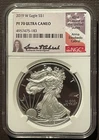 2019-W $1 SILVER AMERICAN EAGLE NGC PF70 signed ANNA ESCOBEDO CABRAL : 07528