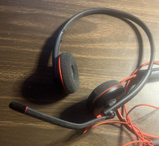 Plantronics Blackwire C3220 Headset Used Works Great USB Plug Zoom Calls