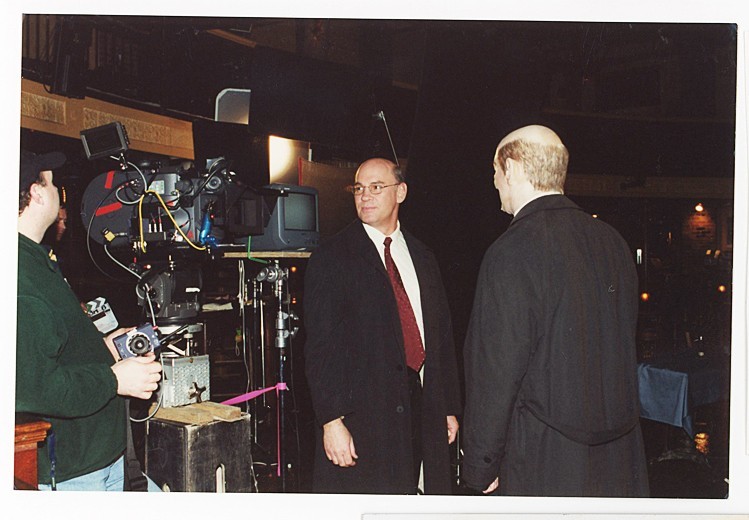 -X-FILES- AGENT SKINNER The Lone Gunmen TV Prop Continuity Photo - Mitch Pileggi