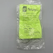 Vintage FootJoy Hole In One Metal Golf Ball Marker Key Chain Clip Ring