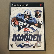 EA SPORTS ALL-MADDEN NFL 2001 SONY PLAYSTATION 2 PS2 2 VIDEO GAME EDDIE GEORGE