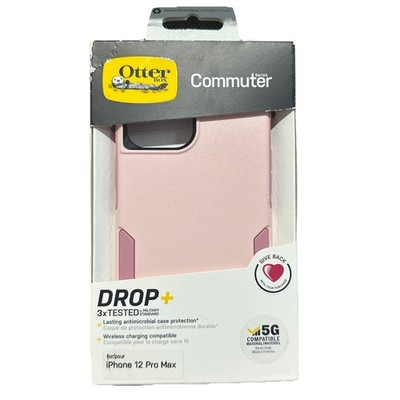 OtterBox Commuter iPhone 12 Pro Max Case Pink Drop+ Protection New