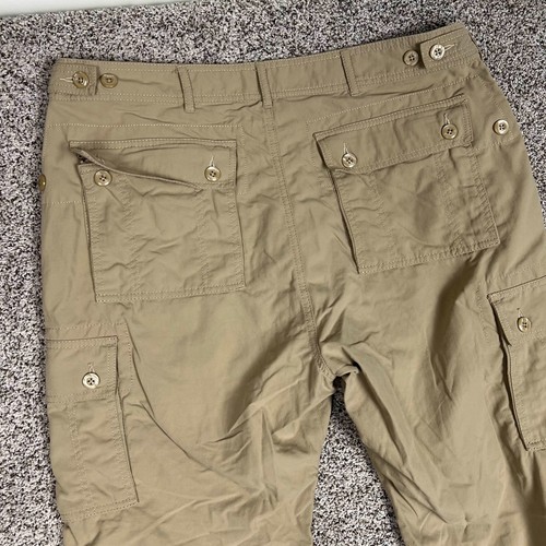 Ropa Artes Pantalones Para Hombres 36x30 P Cubo Carga Beige Tostado Nylon Elige Bolsillo Prueba - Imagen 6 de 9