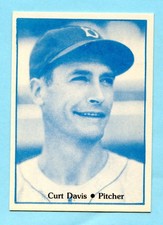 Curt Davis - 1978 TCMA 1941 Brooklyn Dodgers Nat'l League -VG++ BUY NOW OFFER