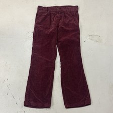 Vintage 70s Burgundy Corduroy Flare Bootcut Pants 32x27
