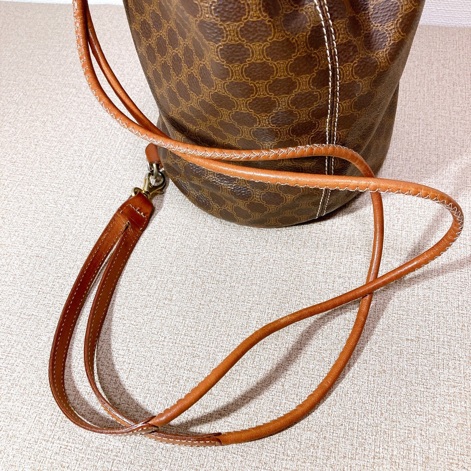 CELINE Macadam Drawstring Backpack T06 - image 6