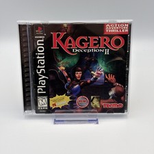 Kagero: Deception II 2 (Sony PlayStation 1, 1998) PS1 Complete CIB w/ Reg Card