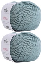Waterfall Blue Merino Wool Yarn, 3.52 oz, Sport Weight, Superwash, 150 Yards
