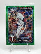 2024 Topps Chrome - Byron Buxton #10 Minnesota Twins - Green Sonar /99