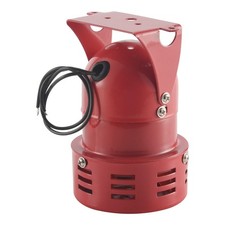 3X (AC 220 V czerwony metal napędzany silnikiem syrena nalotowa klakson alarm W3K2)